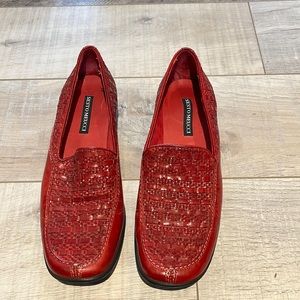 Red Sesto Meucci Loafers